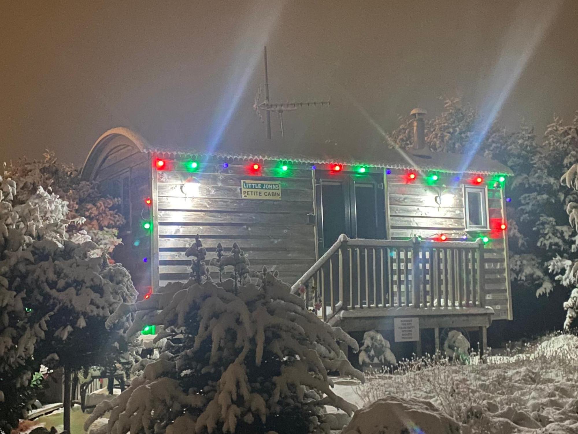 The Little John Petite Cosy Log Cabin - Sleeps 2, Great For Romantic Breaks, Couples, Single Guests, Near Sherwood Forest At Fairview Farm, Nottingham Set In 88 Acres Blidworth Exterior foto